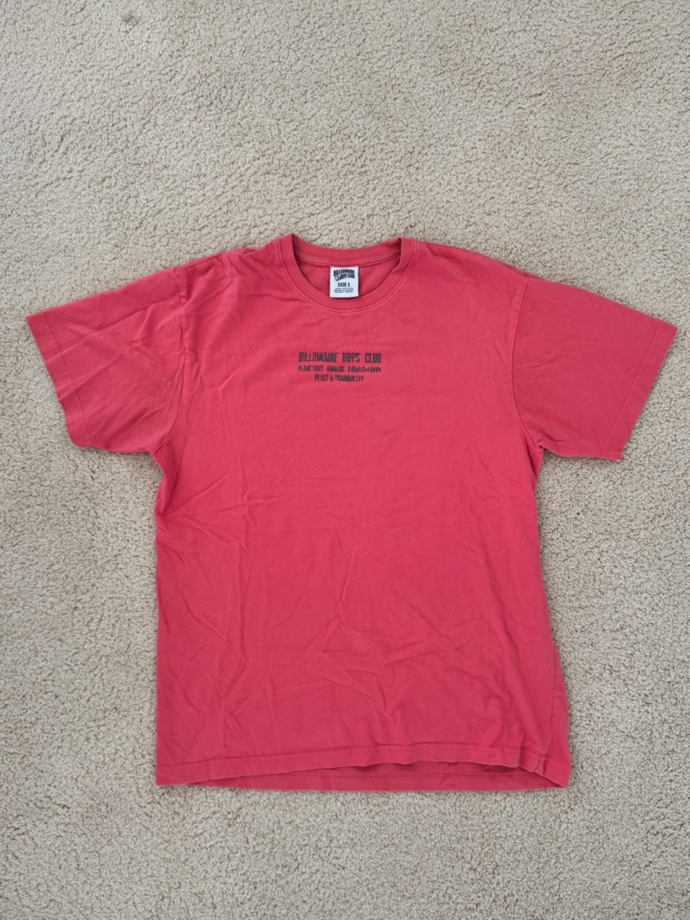 Billionaire Boys Club Men's Coral Graphic Crewneck T-Shirt